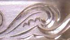 Waves with Crabs Engraved Band